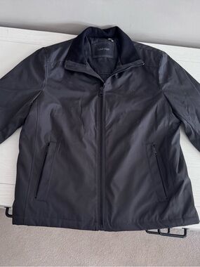 Calvin Klein Black Lightweight Zip Jacket
